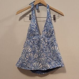 Vineyard Vines Blue and White Top